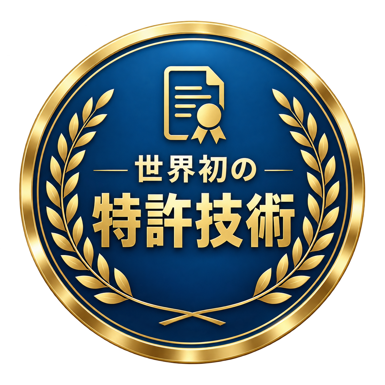 世界初の特許技術