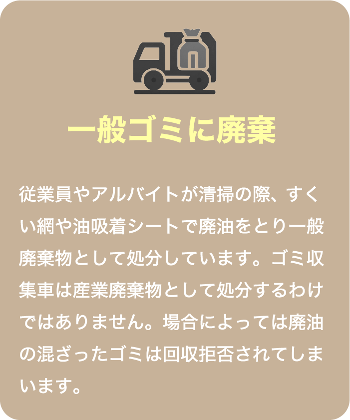 一般ゴミに廃棄